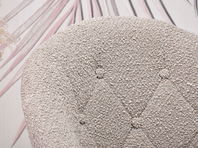 Fotelja Lush 3 (bež + krom)
