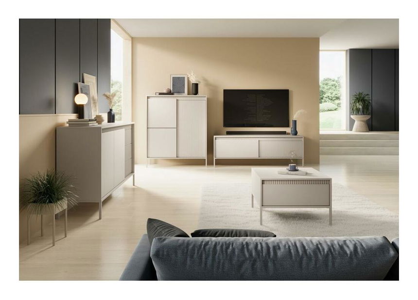 Szekrény Fabrio F6 (bézs)