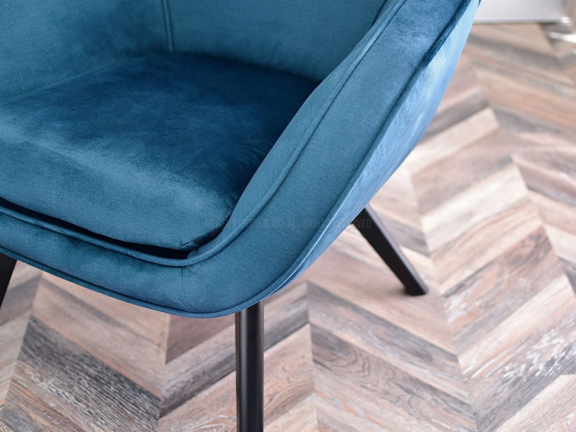 Relax fotel Merch (fekete)