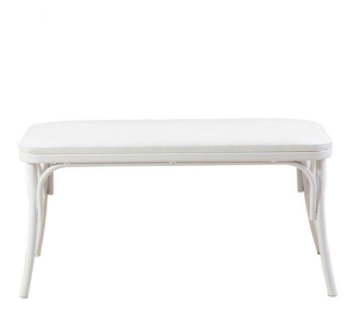 Set mobilier sufragerie Duvasa 8 (alb) (pentru 4 persoane)