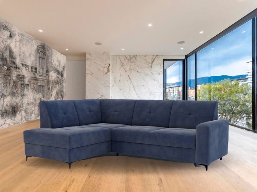 Sarokkanapé Scandal (sötétkék) (J)