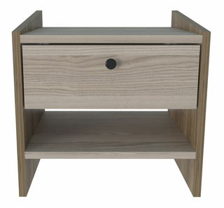 Noćni ormarić Biurno C (orah + prirodna)