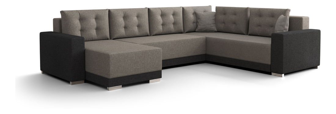 U alakú sarokkanapé Odyssey 3 (barna + sötétbarna) (J)