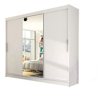 Šatníková skriňa Alex (biela)