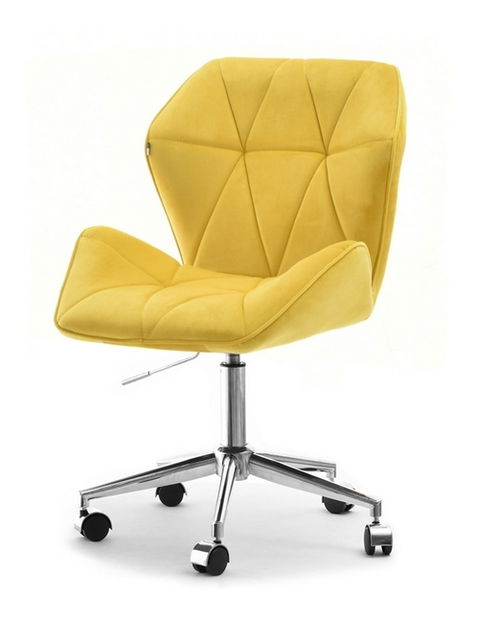 Kreslo Velma M (žltá + čierna)