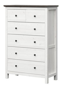 Komód Hesen KOM6S/15/10 (világos sibiu vörösfenyő + fenyő larico)