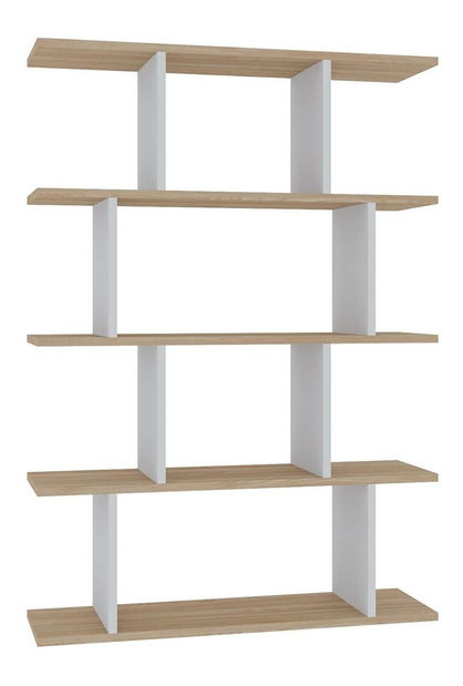 Regal Makiso 1 (hrast + bijela)