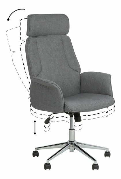 Irodai szék Piton (szürke)