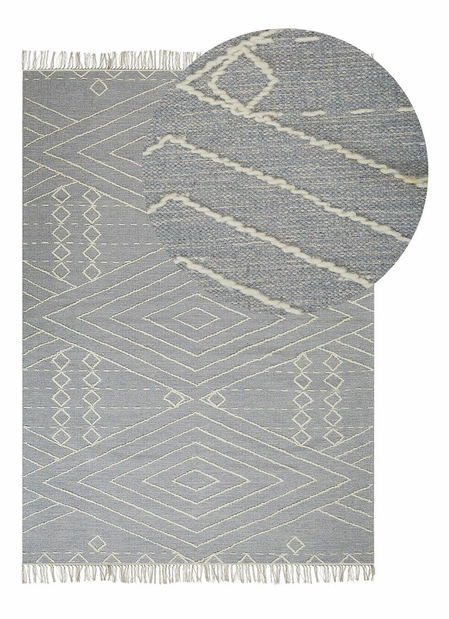 Szőnyeg 80 x 150 cm Koz (fekete)