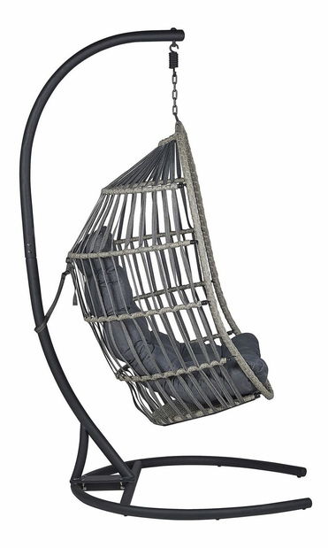 Függesztett fotel Samual (sötétszürke)