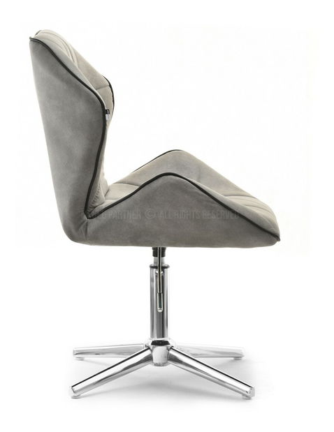 Fotoliu Velma S (gri + negru)