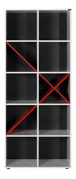 Raft Kaida 6 (alb + roșu) 