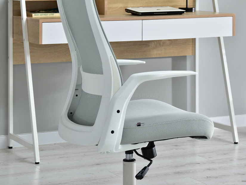 Scaun Werich (gri + alb)