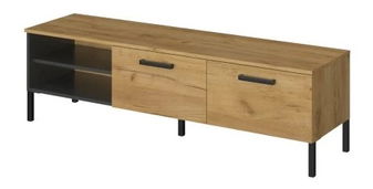 Masă TV Shanna (Stejar craft auriu + antracit)