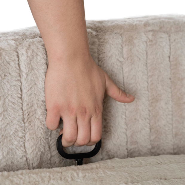 Fotoliu reglabil Reunirse (bej) 