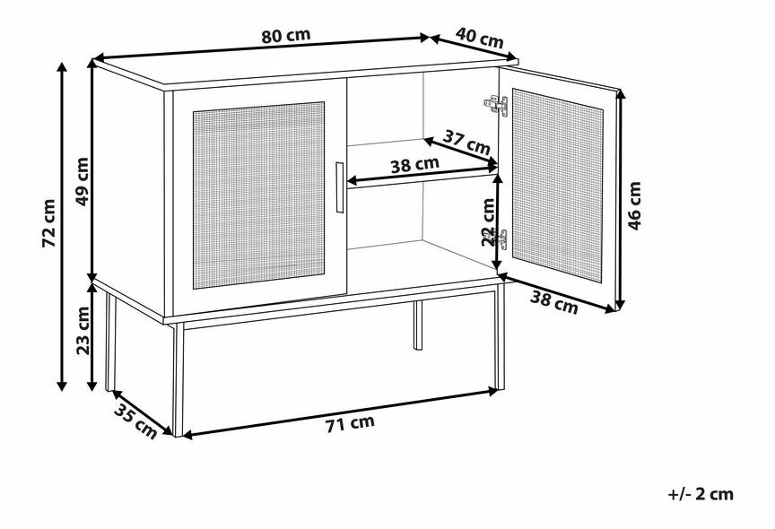 Dulap Pasko (ratan deschis)