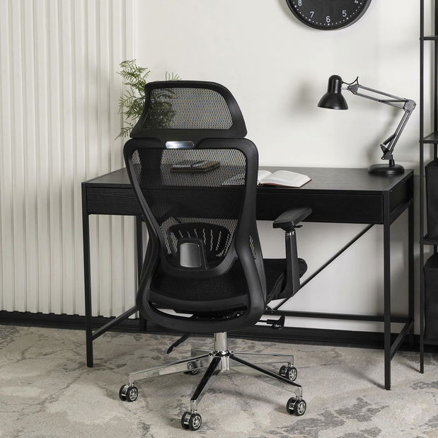 Fotoliu birou Legion (negru) 