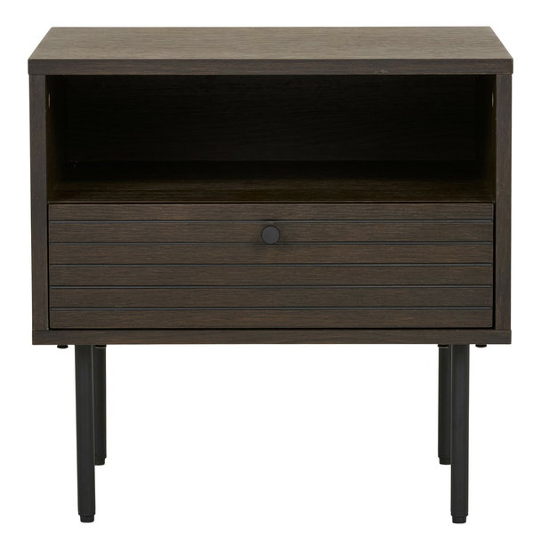 Noćni ormarić Ksitina 7 (tamnosmeđa)