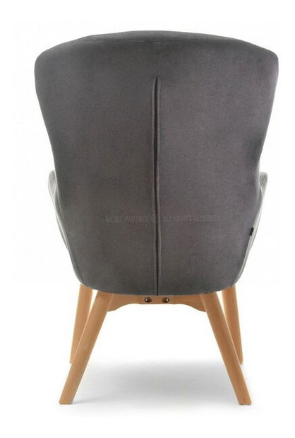 Fotel Leto (grafit + fekete)