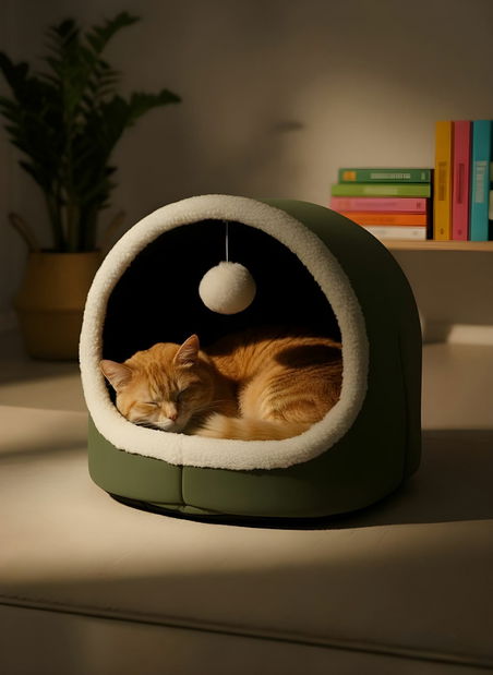 Peliešok pre mačky Alasia (zelená)