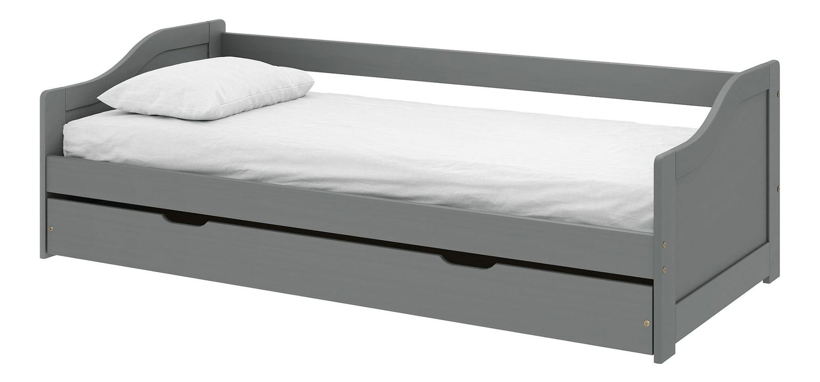 Krevet sa pomoćnim ležajem Lusid (siva) 