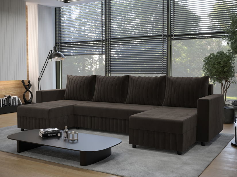 Colțar în formă de U Peak U Bis (gri negru)