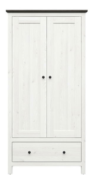 Dulap de haine Hesen SZF2D1S/20/10 (zadă sibiu deschis + pin larico)