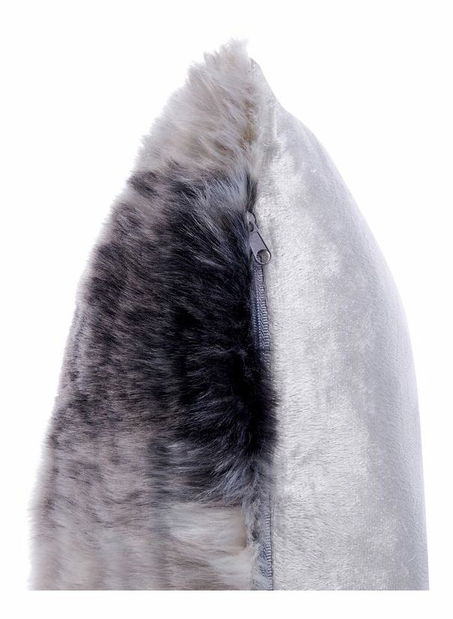 Sada 2 ozdobných vankúšov 45 x 45 cm Horde (sivá)