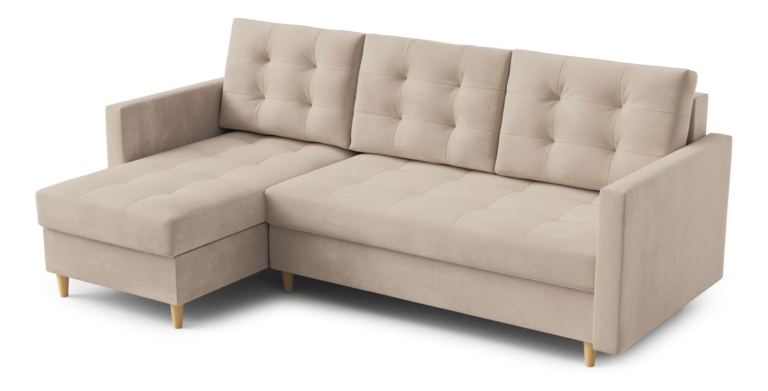 Sarokkanapé Divas (B) (világosbézs)