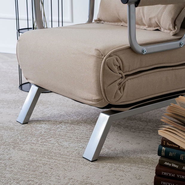 Széthúzható fotel Bancarias (bézs) 