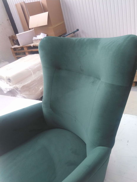 Fotelja za opuštanje Zehryf (tamnozelena) *outlet moguća oštećenja