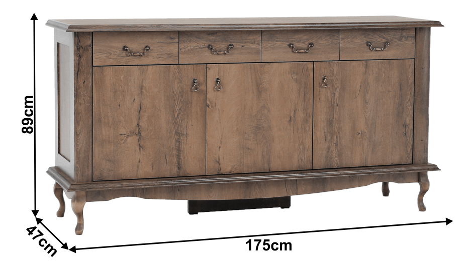 Komoda Valiara DA6 (hrast lefkas)