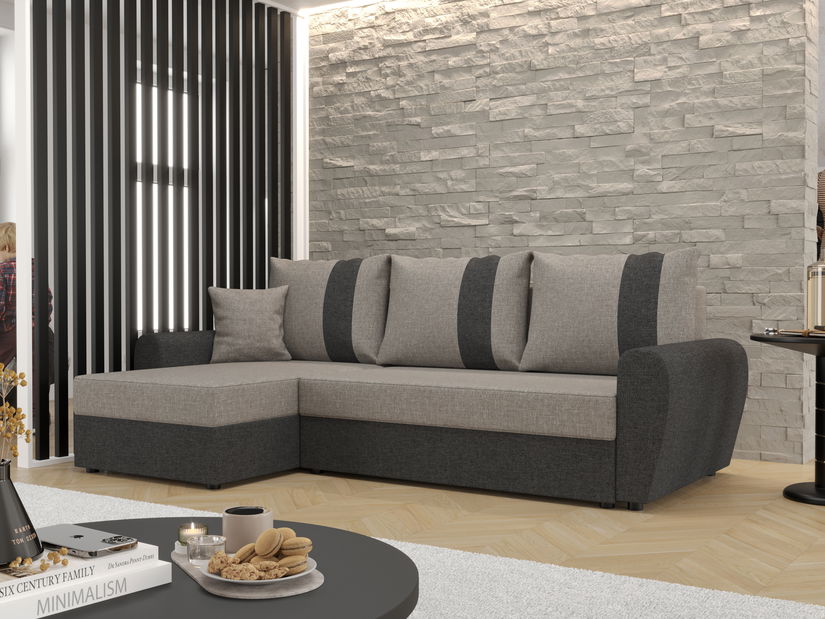 Colțar Daven L (Maro + Gri) (S)