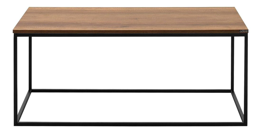 Măsuță cafea Shepolendo 3 (nuc + negru)