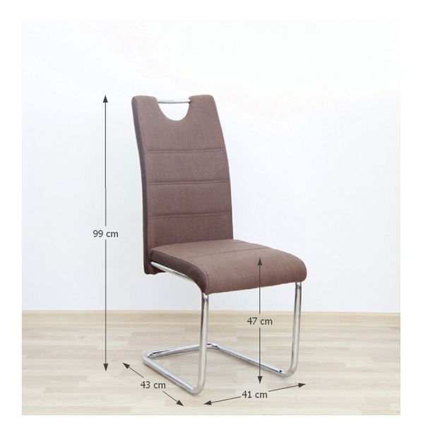 Scaun de sufragerie Ive (maro)
