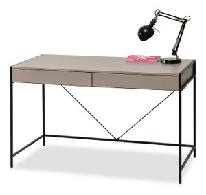 PC stolík Unica (béžová + čierna)
