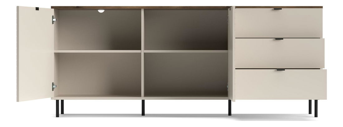 Komód Eliminados (kasmír + tölgy castello) 