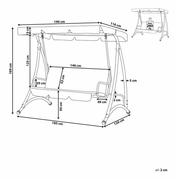 Hinta Tampa (sötétszürke)