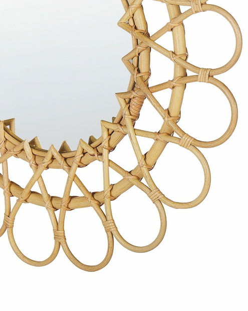 Fali tükör Bjorn (bézs)