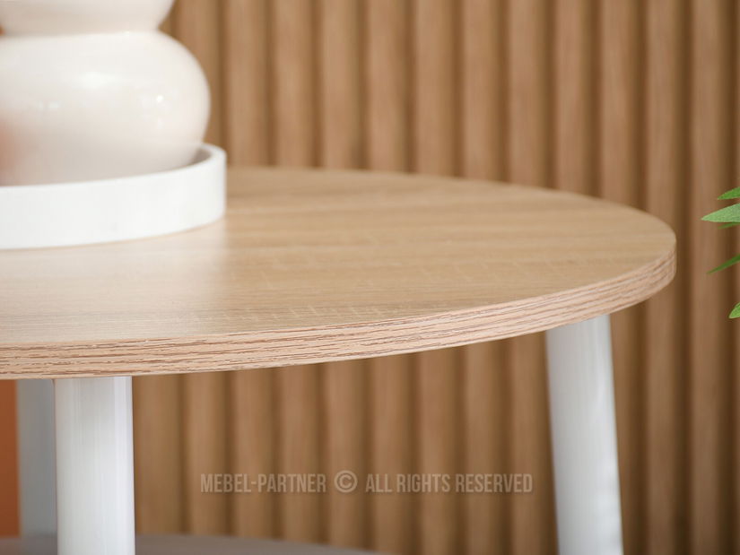 Măsuță de cafea Randolf S (sonoma + alb)