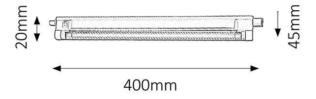Stropna svjetiljka Slim 2341 (bijela)