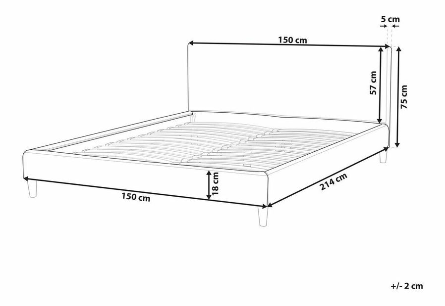 Ágykeret huzat Ferdinand (fekete)