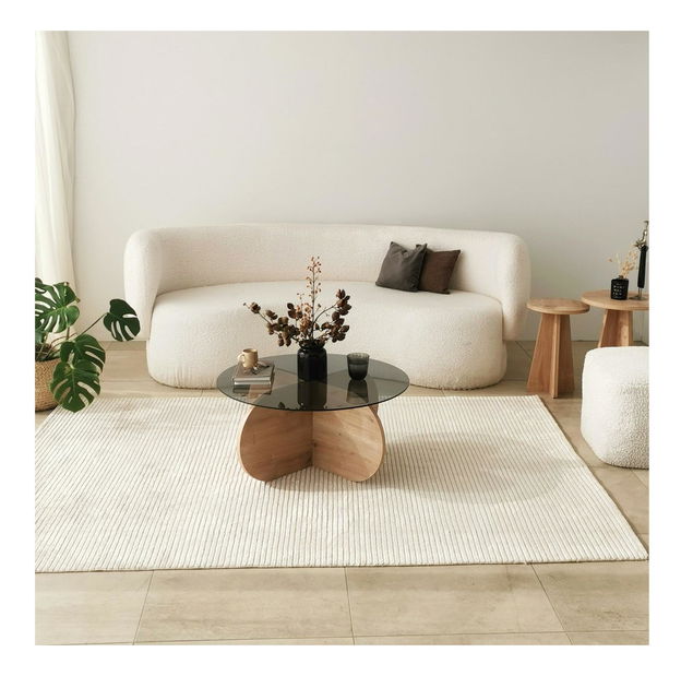 Stolić za kavu Bubbly (zafirov hrast + siva)