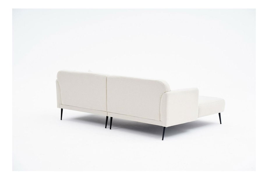 Kutna garnitura Revosatta (L) (krem + crna)