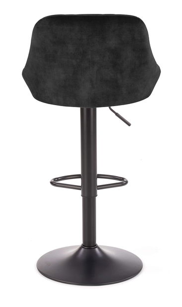 Scaun tip bar Henrietta (negru)