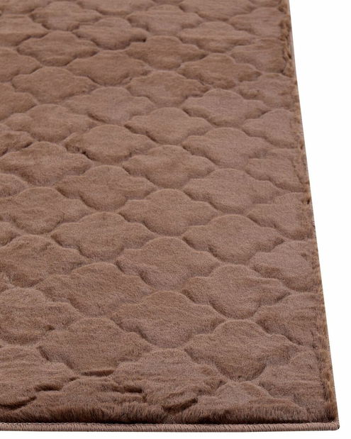 Tepih od umjetnog krzna 160 x 230 cm Gharry (smeđa)