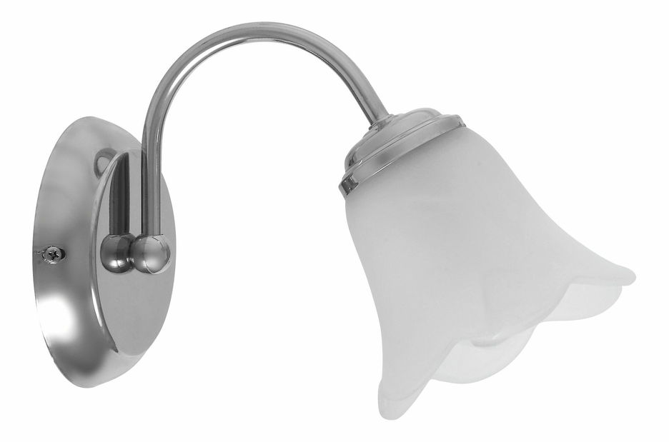 Nástenné svietidlo Rafaella 7241 (chrómová + opálové sklo)