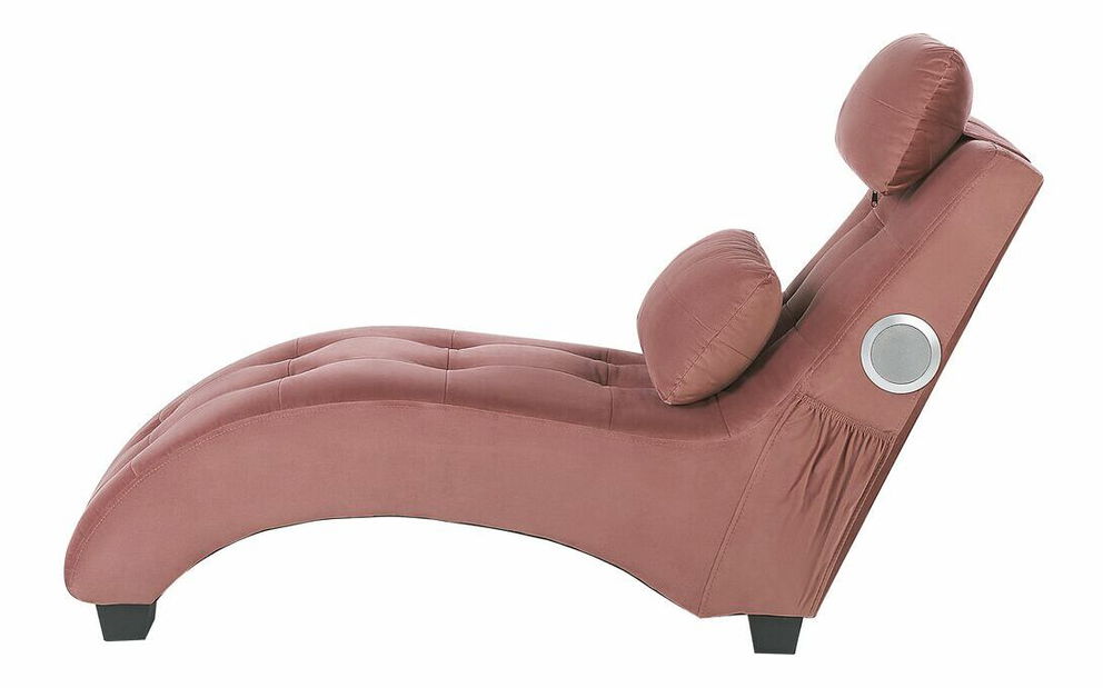 Divan/ Șezlong Stellina (roz) (cu boxă și port USB)