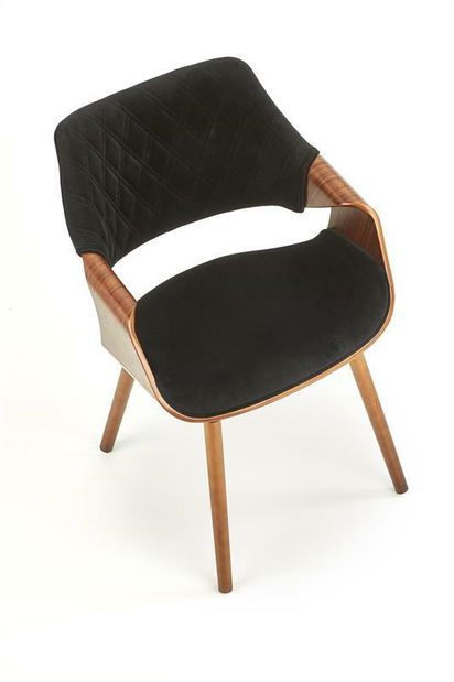 Étkezőszék K396 (fekete + dió)