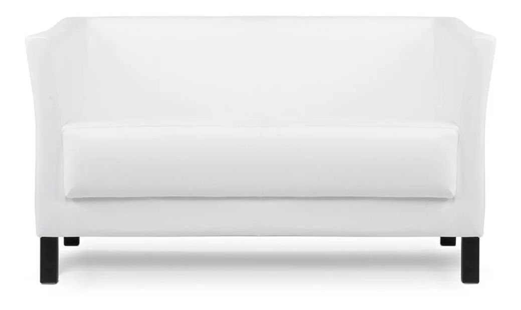 Pohovka dvojsedačka Elidin (biela)